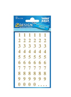 AVERY Avery Zweckform 3723 Letter Labels, A-Z 15.5 mm (foil, Strong Hold),  Stickers Numbers Gold  - Image 2