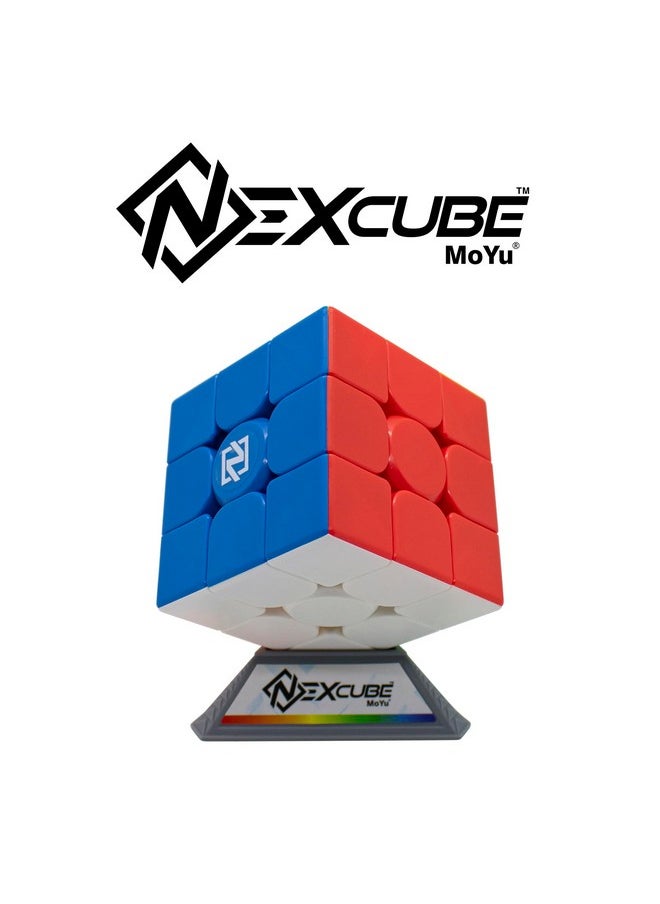 أني ماجيك مكعب السرعة الكلاسيكي Goliath NEXcube 3x3 - بدون ملصقات - تقنية فائقة السلاسة تُطلق العنان لسرعة فائقة تُحطم الأرقام القياسية! - متعدد الألوان  - Image 4