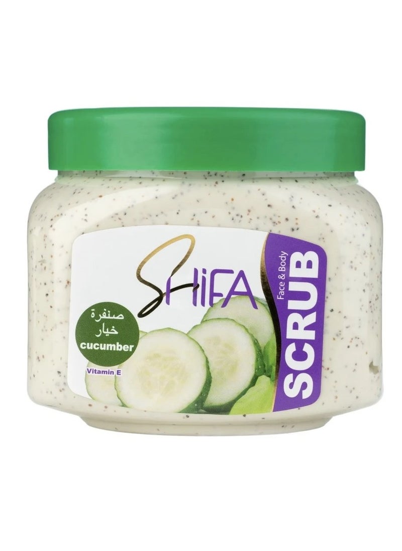 Shifa Facial Scrub with Cucumber Extract 500 ML - pzsku/ZFA64DEF0B3977FB9A459Z/45/_/1722862310/2b687d78-865d-44ad-9dbd-a2fed31d7f30