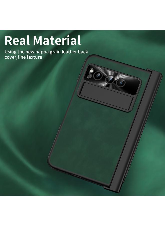 S-TOP Case For Google Pixel Fold Integrated Napa Texture All-inclusive Phone Case with Pen Slot - Image 2