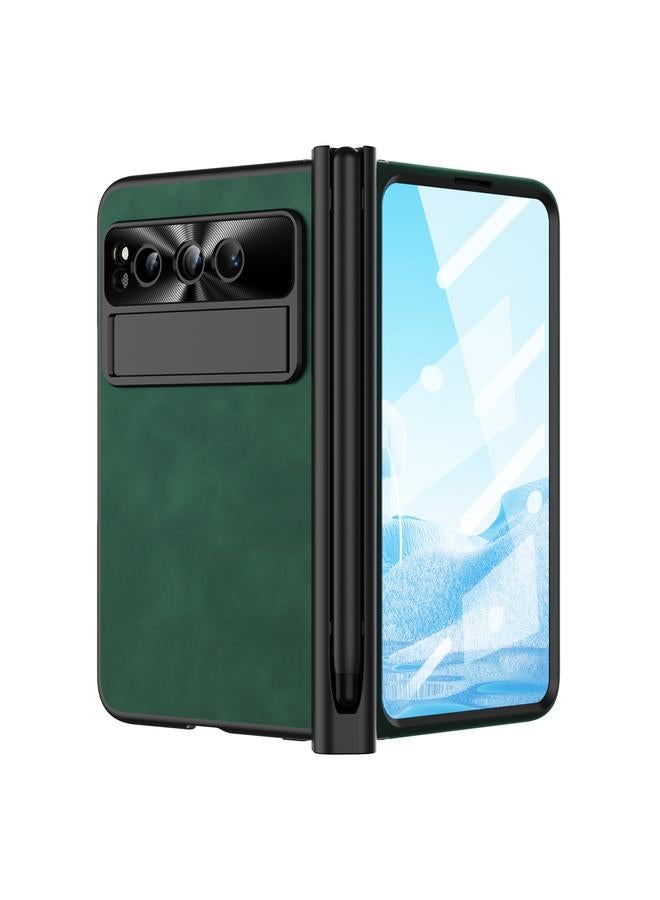 S-TOP Case For Google Pixel Fold Integrated Napa Texture All-inclusive Phone Case with Pen Slot - Image 1