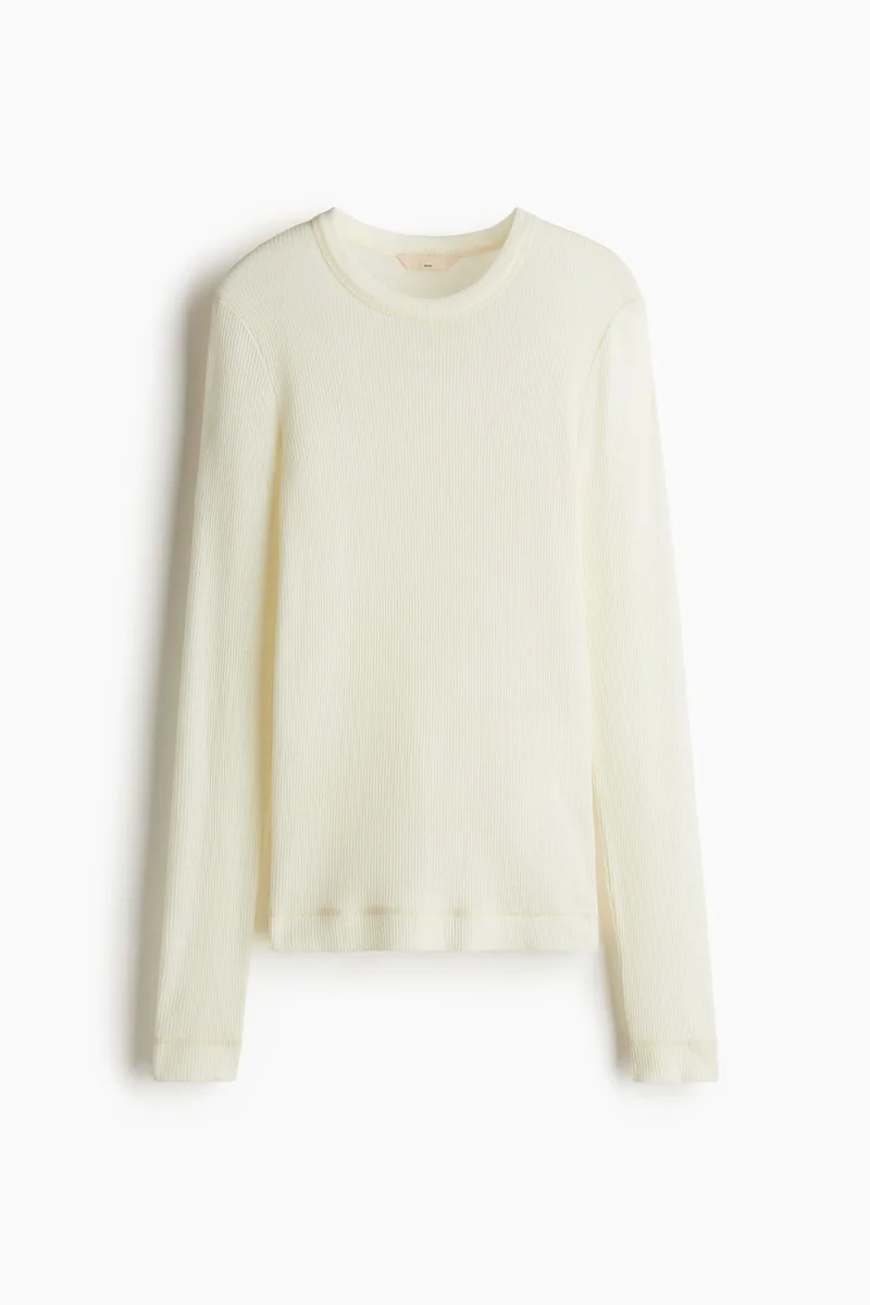 H&M Rib-knit wool top