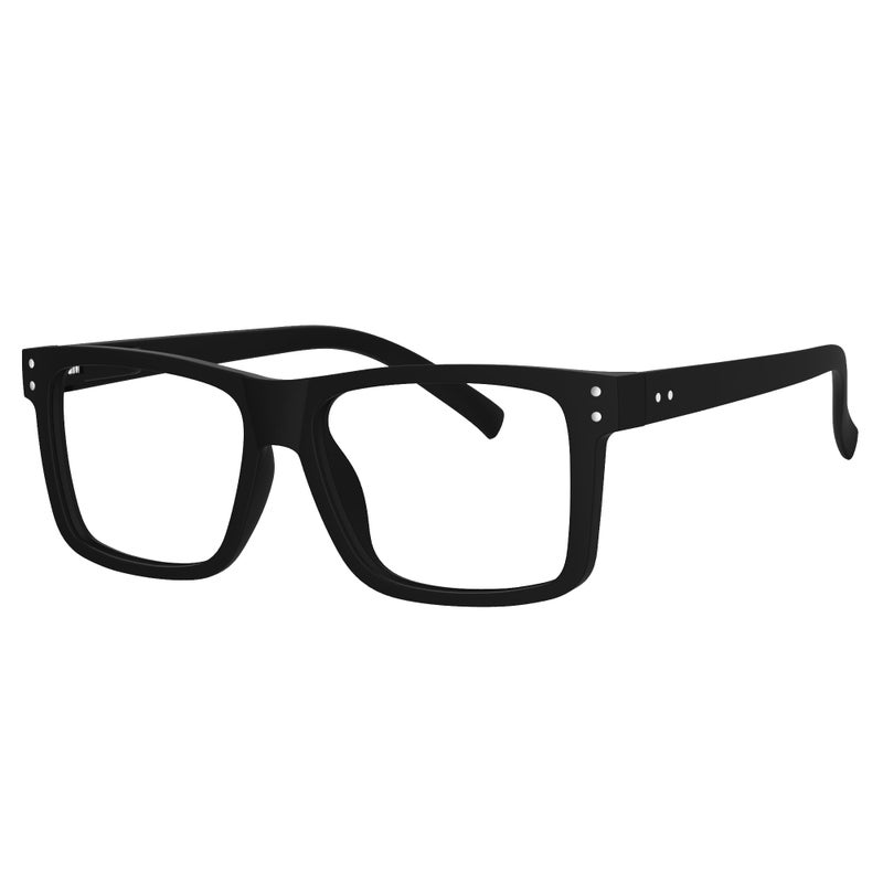 Eyekepper Oversized Reading Glasses Square Large Frame Readers for Men and Women Black 175