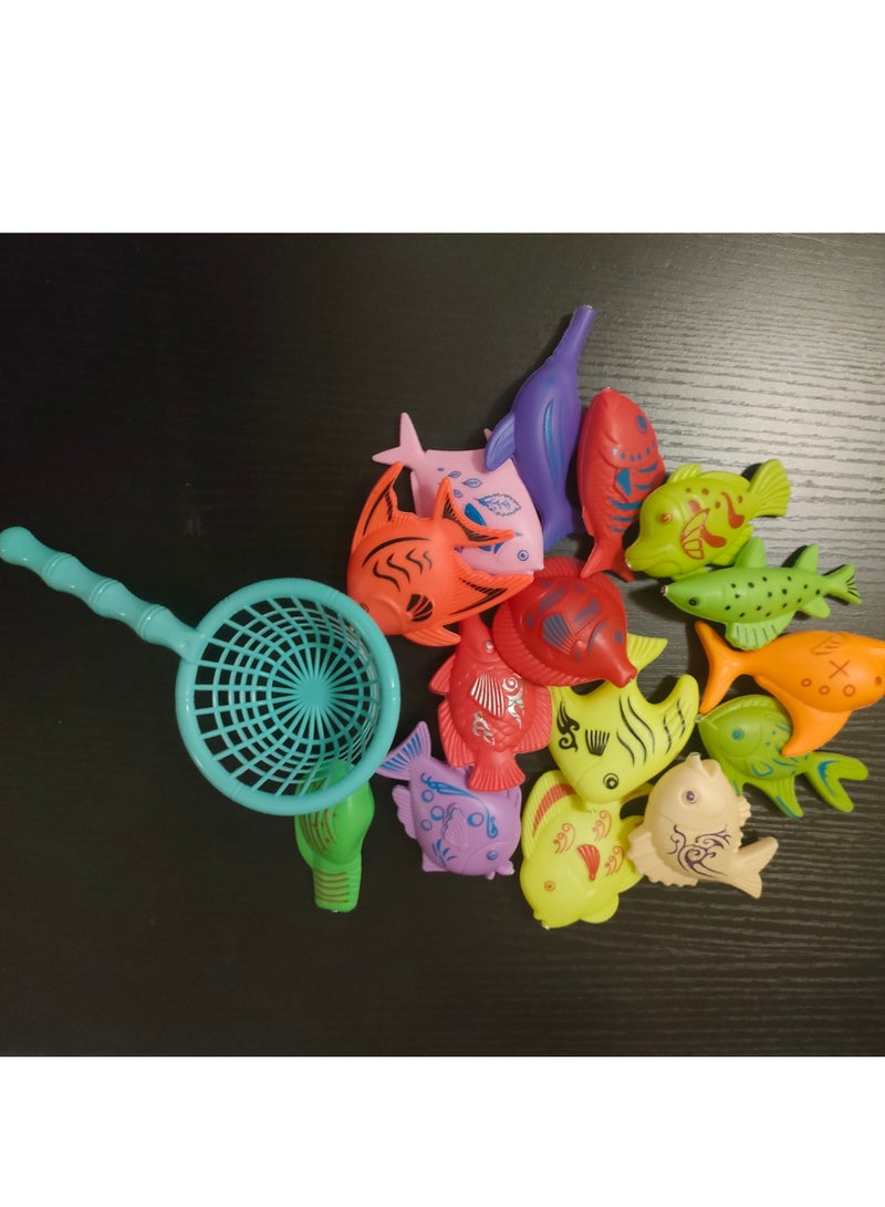 16pcs Baby Bath Toys Fish Catching Toys swimming pool toys  - Image 2