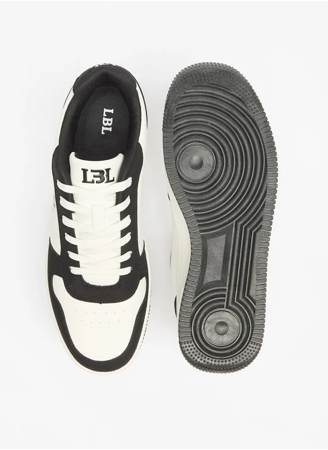 ال بي ال من شو اكسبرس Men's Solid Casual Shoes Sneakers With Lace-Up Closure