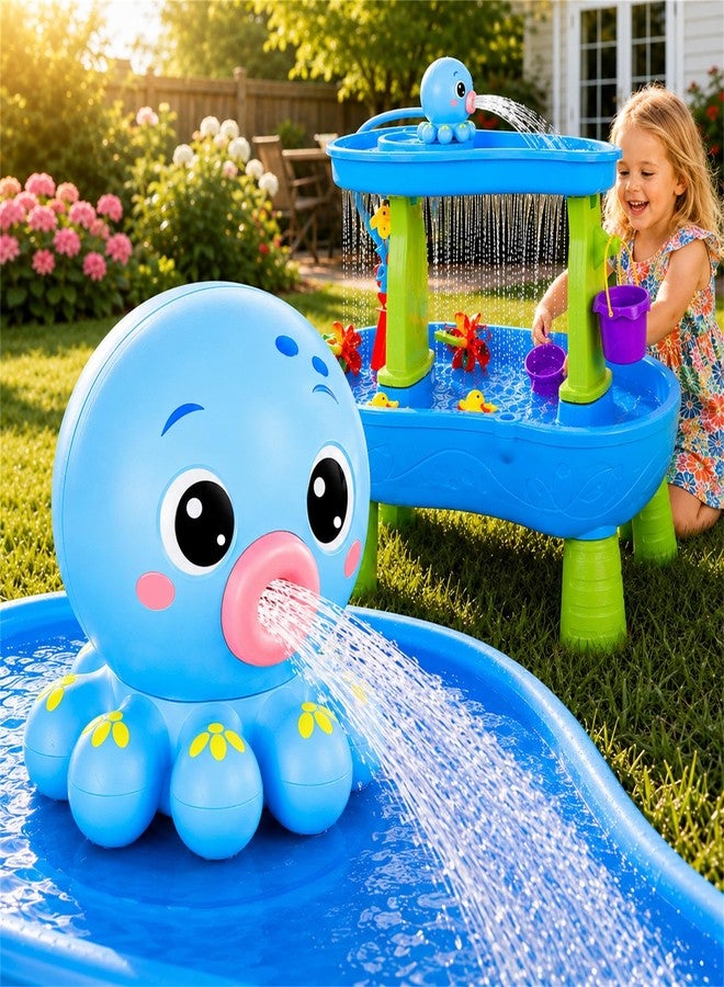 GIGILLI Upgraded Brushless Octopus Water Table Pump, 6H Continuous Flow Water Pump for Step 2 With Huge Output, 6000mAh Rechargeable Pump for Kids Water Table Accessories, Toddlers Summer Outdoor Water Toys - Image 1