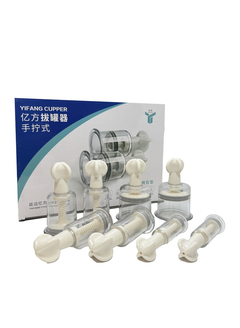 طقم حجامة يدوي من ييفانج – لشفط وتدليك العضلات وتخفيف الألم