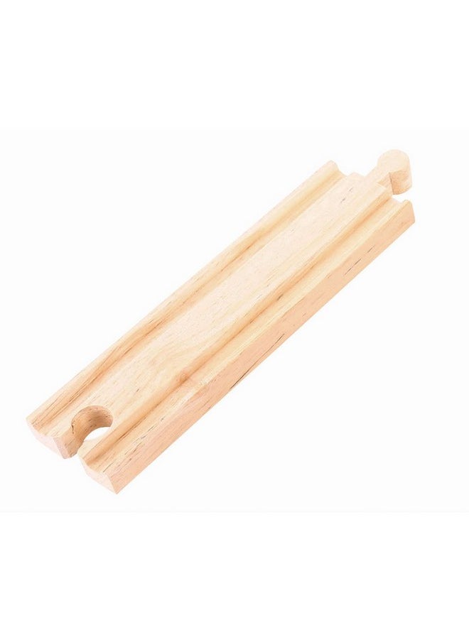 Bigjigs Rail Medium Straights (Pack Of 4) Other Major Wooden Rail Brands Are Compatible  - Image 2