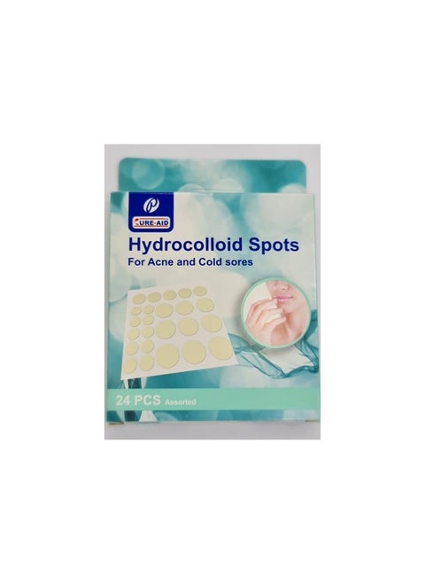 24 Pieces Hydrocolloid Spots - For Acne Treatment
