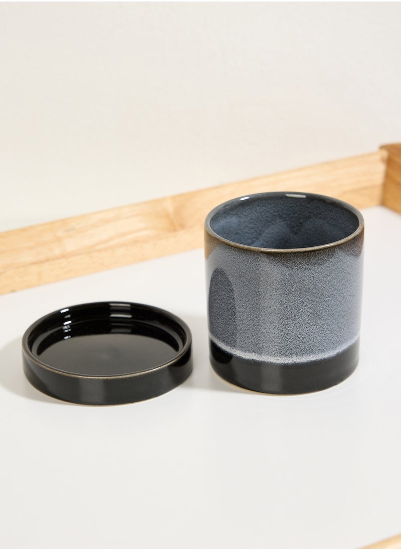 Sass & Belle - Mojave Midnight Planter with Saucer - Image 1