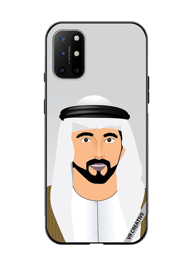 VR CREATIVE Protective Case Cover For OnePlus 8T Sheikh Hamdan Bin Mohammed Bin Rashid Al Maktoum Design Multicolour - Image 1