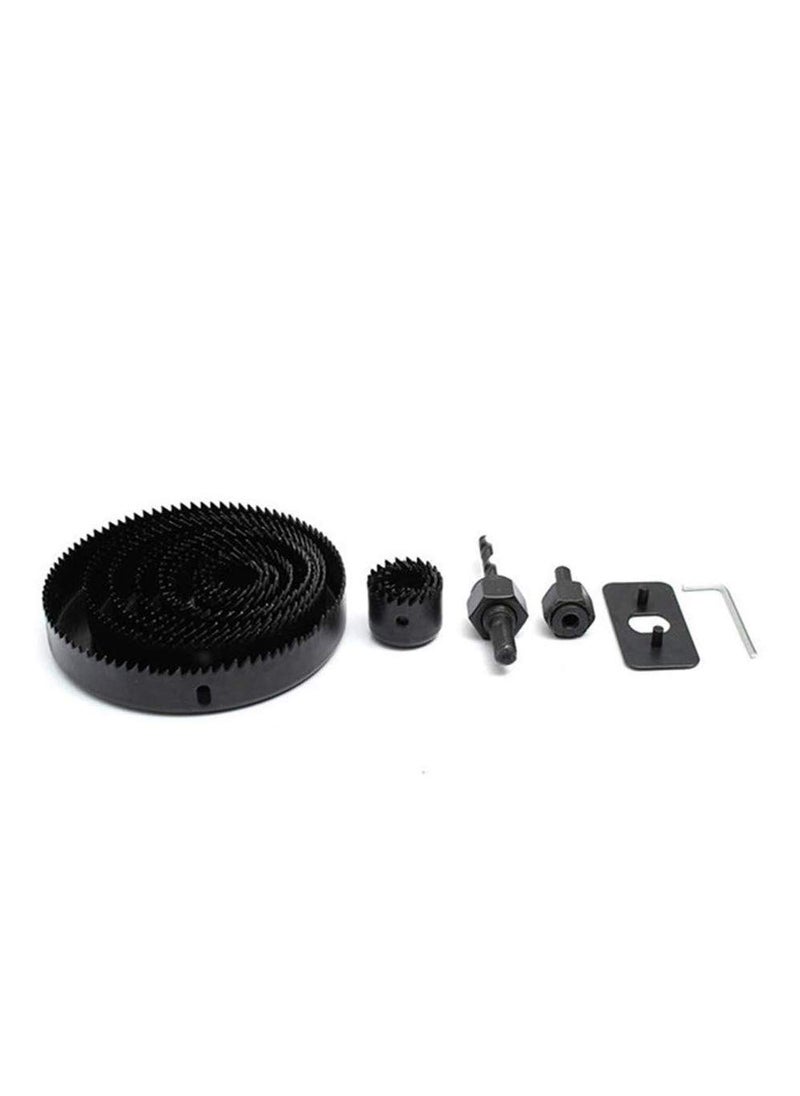 DeoDap - DeoDap 19127mm Hole Saw Cutter Tool Kit Set of 16 black VVQRX0CLT1 - Image 1