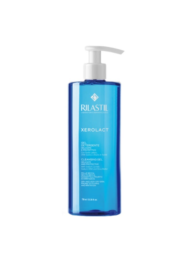 Rilastil Xerolact Cleansing Gel Dry Skin 750ml - Image 1