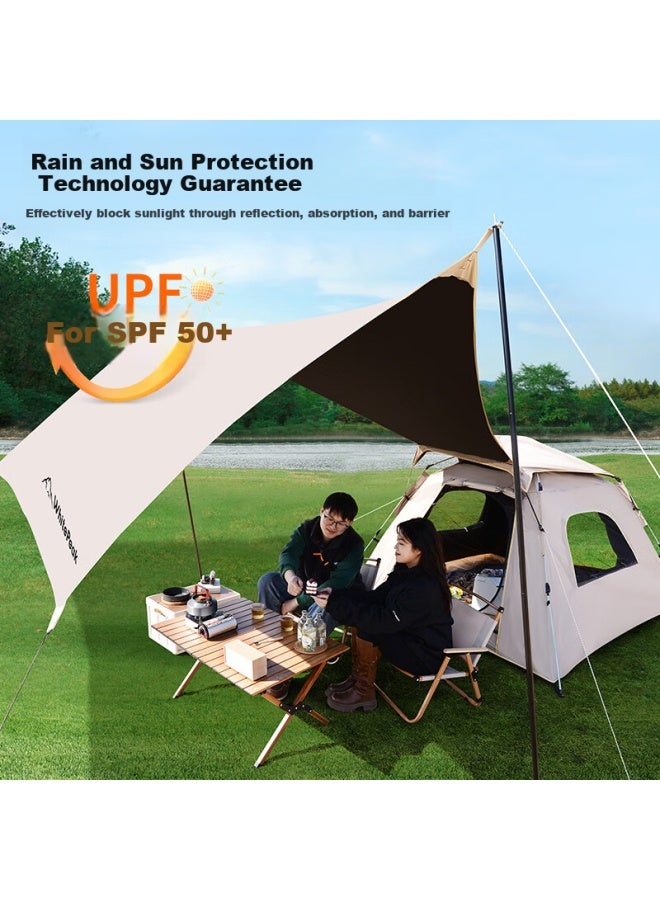 Whitepeak Vinyl Tent Outdoor Folding Portable Automatic Professional Camping Overnight Tent Two-in-one Camping Equipment - Image 3