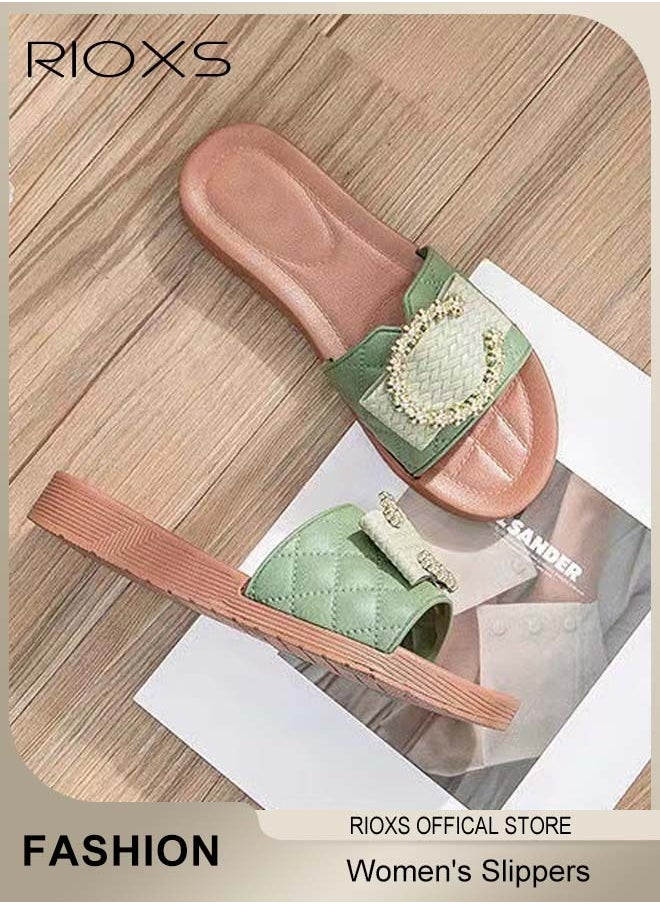 Women's Summer Sequins Slippers, Non-Slip Open-toe Beach Sandals, Glitter Plain Sliders, Soft Thick-soled Sandals, Fashionable Women's Slide Sandal for Indoor Or Outdoor Use - pzsku/ZFA658867F2D12885CCA5Z/45/_/1738921203/7a81dfa7-cc08-41c1-9fe0-4a7134746023