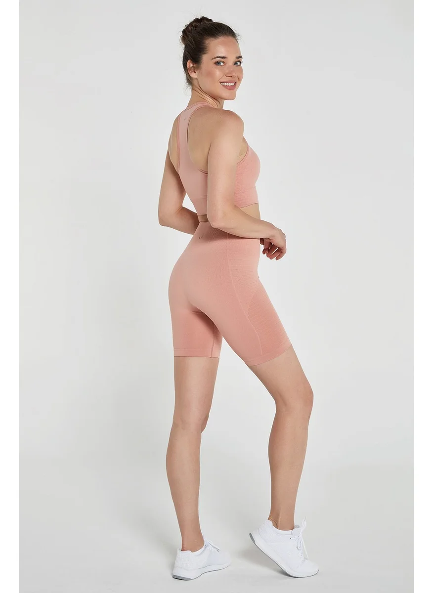 Jerf Gela Shaper Sport Biker Leggings Pastel Pink