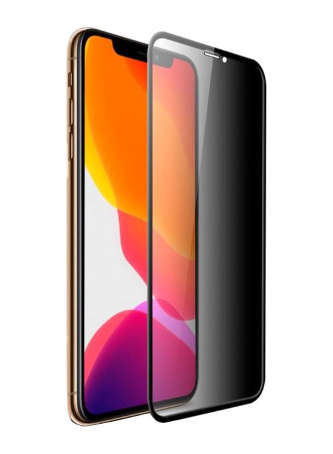 Tempered Glass Screen Protector For Apple iPhone 11 Pro Max Black/Clear