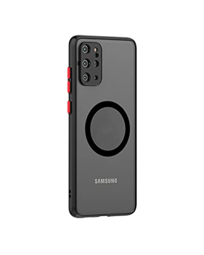 Doowear Galaxy S20 Plus Case Magnetic Support Magsafe Charger Wireless AntiScratch Shockproof Matte Clear Full Camera Protection Slim Thin Phone Cover Case for Samsung Galaxy S20 Plus 67Black - Image 1