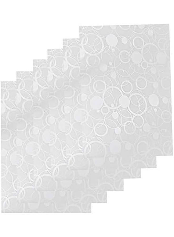 Kuber Industries Circle Design 6 Piece Pvc Refrigerator Drawer Mat Set 48 Cm - Image 3