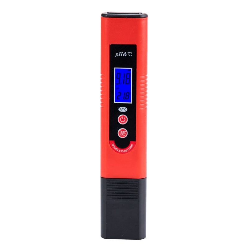 Professional & Power-saving pH-007T Pen-Type pH Meter High Precision with Automatic Temperature Compensation ATC Function Auto Calibration and Backlight LCD Acidity Tester Portable pH & TEMP Water - Image 1