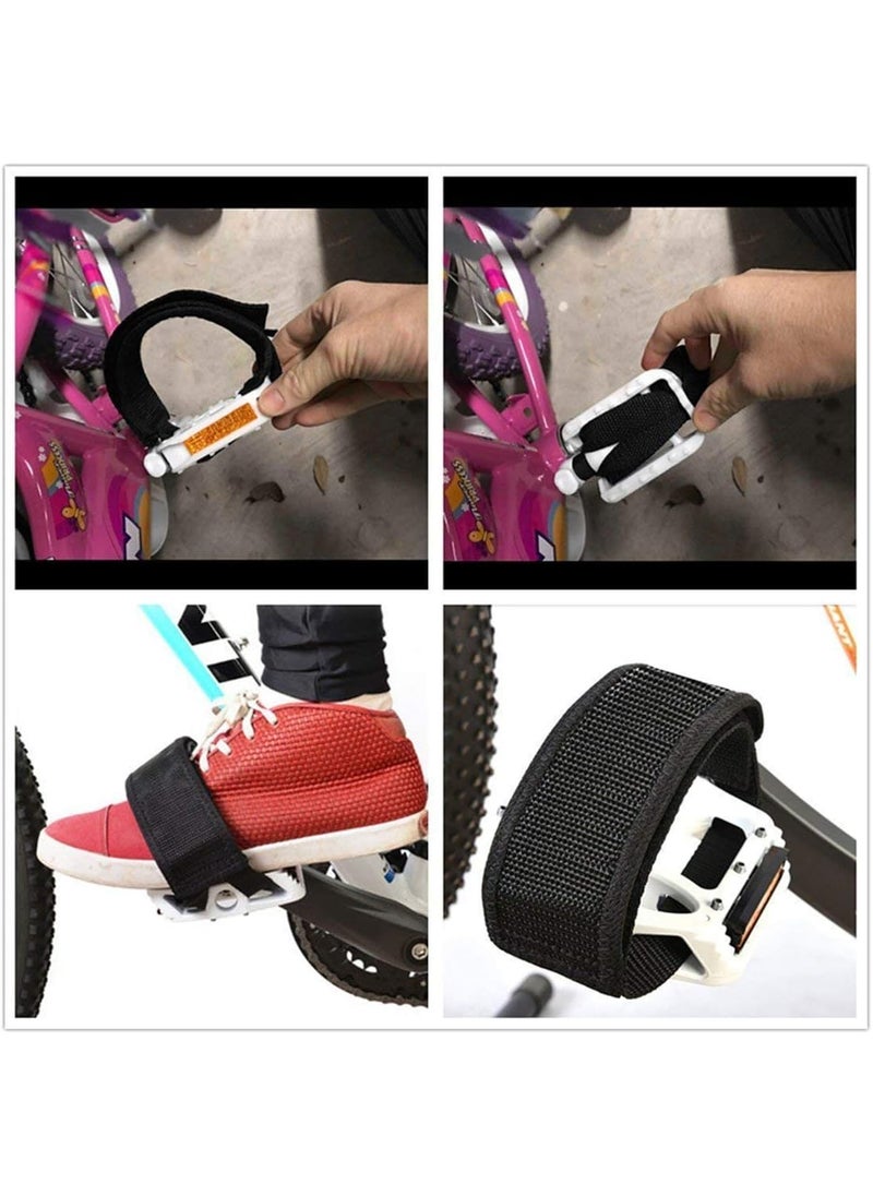 Outgeek Outgeek 1 Pair Bike Pedal Straps Pedal Toe Clips Straps Tape for Fixed Gear Bike  - Image 2