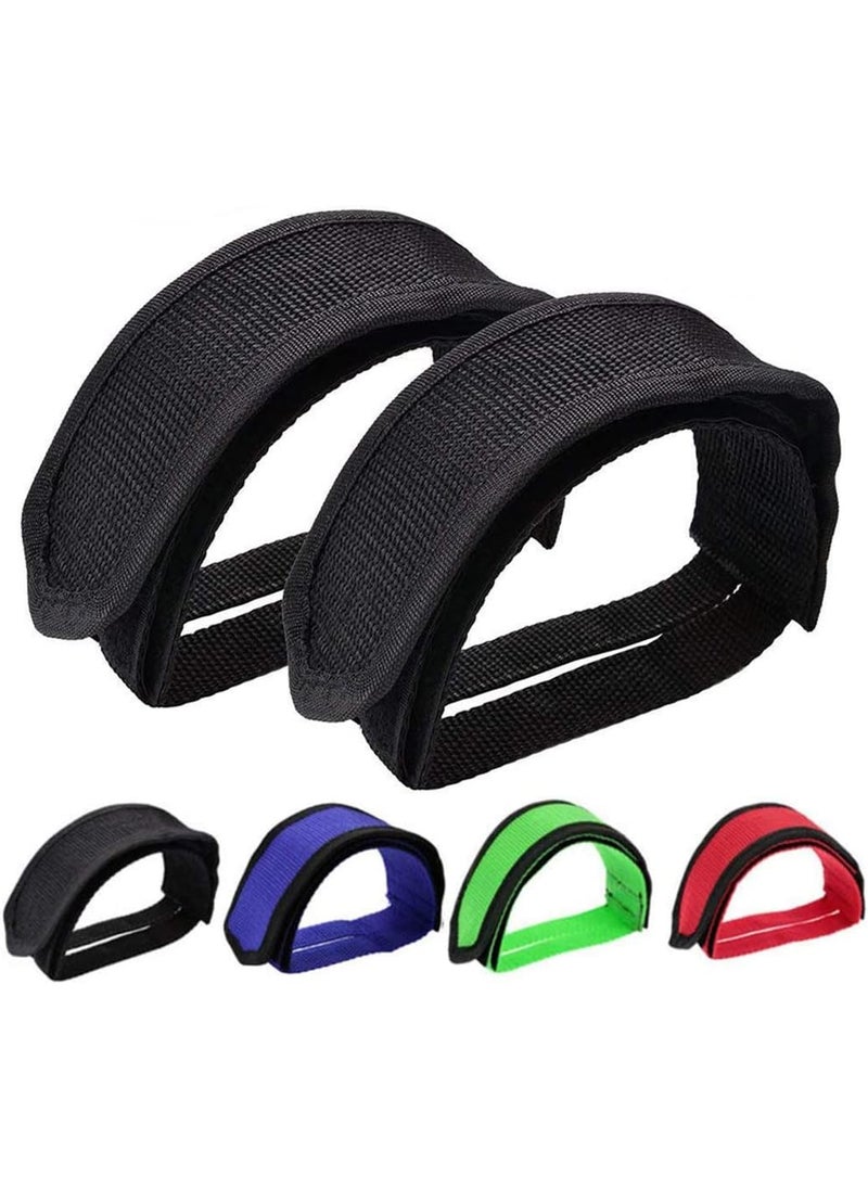 Outgeek Outgeek 1 Pair Bike Pedal Straps Pedal Toe Clips Straps Tape for Fixed Gear Bike  - Image 1