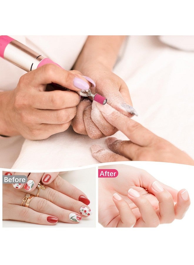 Rolybag Sanding Bands For Nail Drill 240 Grit Extreme Fine Nail Sanding Bands 200Pcs Pink Professional Sanding Bands And 2Pcs Nail Drill Bits For Manicures And Pedicure - Image 4