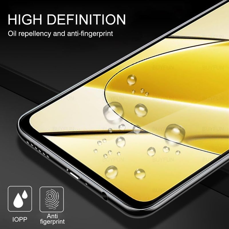 OpenTech ® Military-Grade Tempered Glass Screen Protector Compatible For Realme Narzo 70X 5G / 60X 5G / Realme 12x 5G / 12 5G / 11 5G / 11X 5G / C67 5G / C55 / Oppo F23 With Edge To Edge Coverage And Easy Installation Kit - Image 5