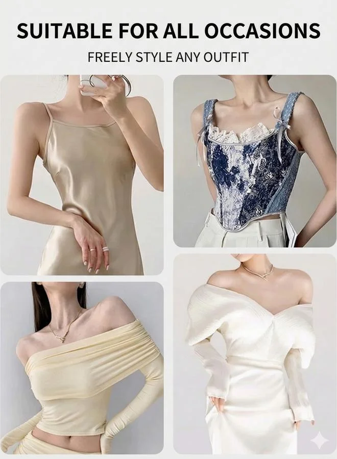 Take Two 6-Pairs Transparent Bra Strap