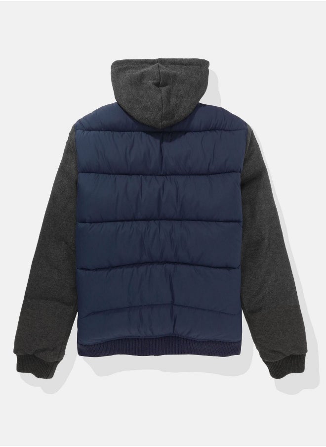 American Eagle - AE Bomber Puffer Jacket - Image 1