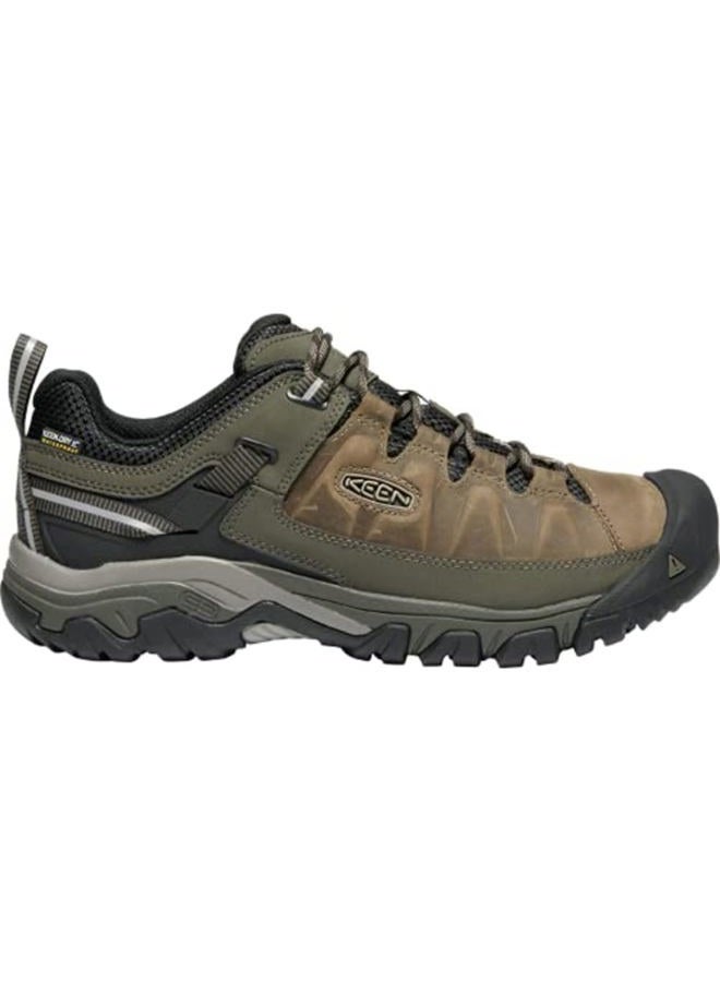 Keen Men's Targhee Low Height Waterproof Hiking Shoes, Bungee Cord/Black, 13 / 47 EU - Image 3