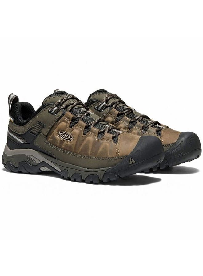 Keen Men's Targhee Low Height Waterproof Hiking Shoes, Bungee Cord/Black, 13 / 47 EU - Image 2