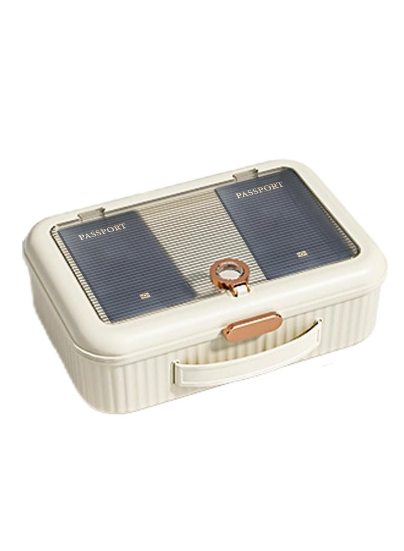 Zikra Money Briefcase Filing Folder, File Folder Organizer, Fireproof Expanding File Folder, Document Organizer Briefcase Business Filing Bag, Storage Document Organizer Folder for Documents and File - Image 1