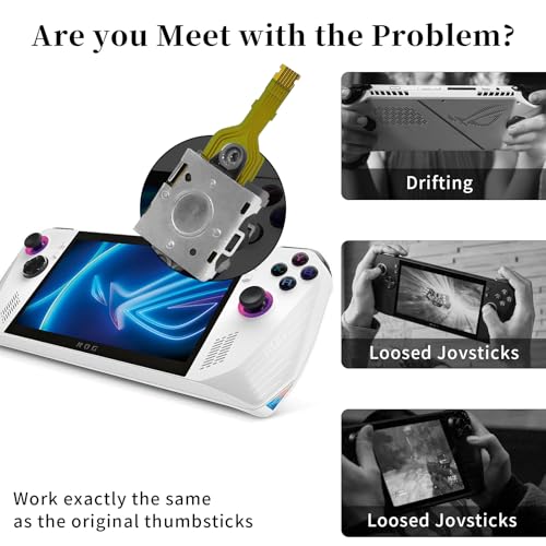 Eaglewireless 2 Pack Joystick Replacement for ROG Ally,GPD WIN3 Win4 Handheld and Pico 2 Pico 3 VR Controller Analog Stick Transducer Drift Repair Kit Accessories+Tools - Image 2