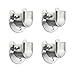 FYTRONDY FYTRONDY Stainless Steel Wardrobe Closet Rod Bracket, U-Shaped Open Type Socket Bracket, Shower Curtain Rod Pole End - Image 2