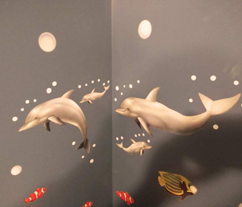Create-A-Mural Dolphin Wall Decals ~Under The Sea Ocean Kids Room Decor Stickers, Removable Peel and Stick Art - Image 4