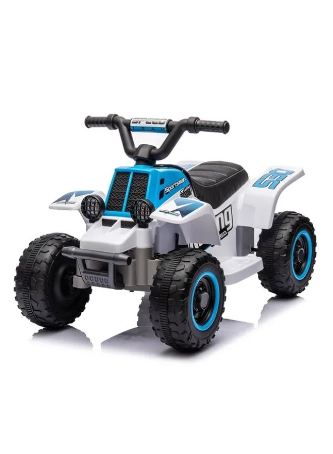 Kids Sportsman Ride On Quad Bike Blue - Image 1