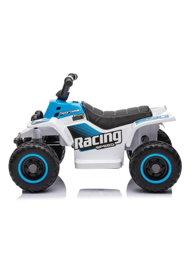 Kids Sportsman Ride On Quad Bike Blue - Image 2