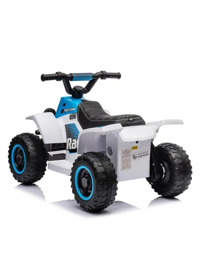 Kids Sportsman Ride On Quad Bike Blue - Image 3