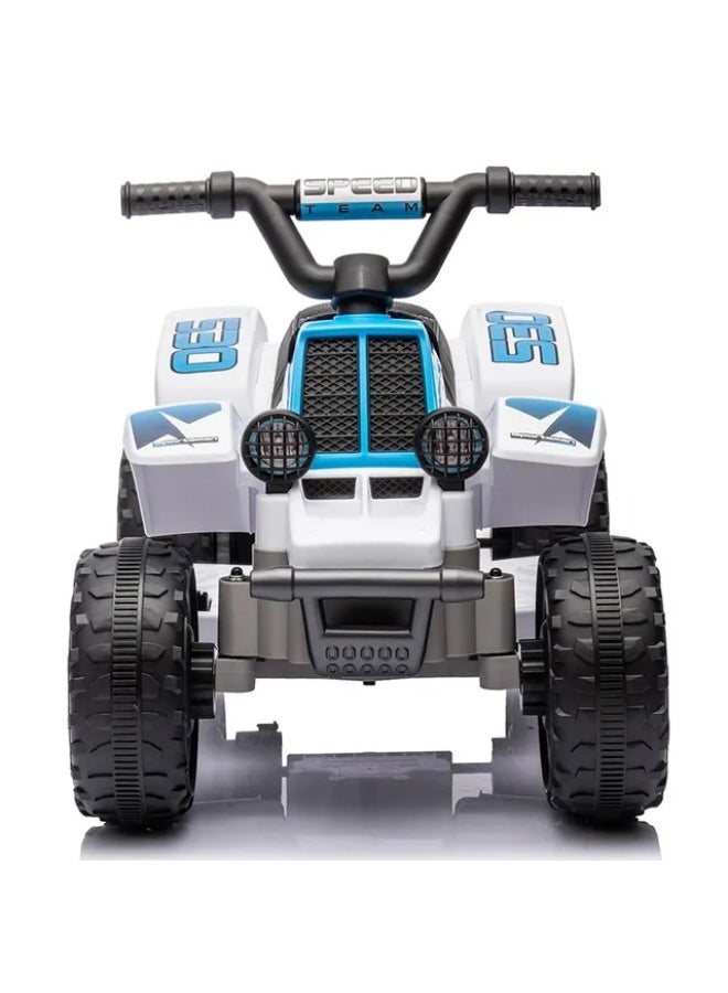 Kids Sportsman Ride On Quad Bike Blue - Image 4