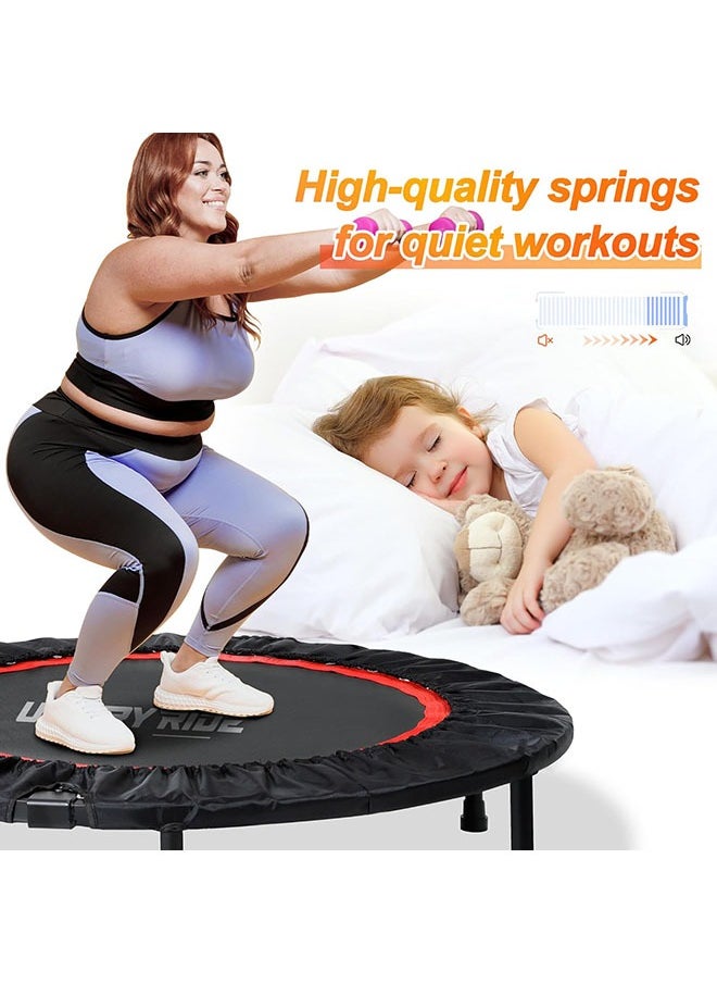 Foldable Mini Trampoline, Indoor Trampoline for Kids, Adults Indoor/Garden Workout, Fitness Rebounder（40Inch） - pzsku/ZFA66E194AE12645B8C42Z/45/_/1735374881/f105cafb-8ff1-498f-8250-4c2ef12ba172