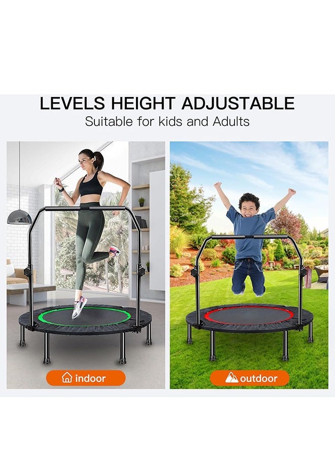 Foldable Mini Trampoline, Indoor Trampoline for Kids, Adults Indoor/Garden Workout, Fitness Rebounder（40Inch） - pzsku/ZFA66E194AE12645B8C42Z/45/_/1735374891/fc95e869-40be-4c3c-ba53-cda185f133ec