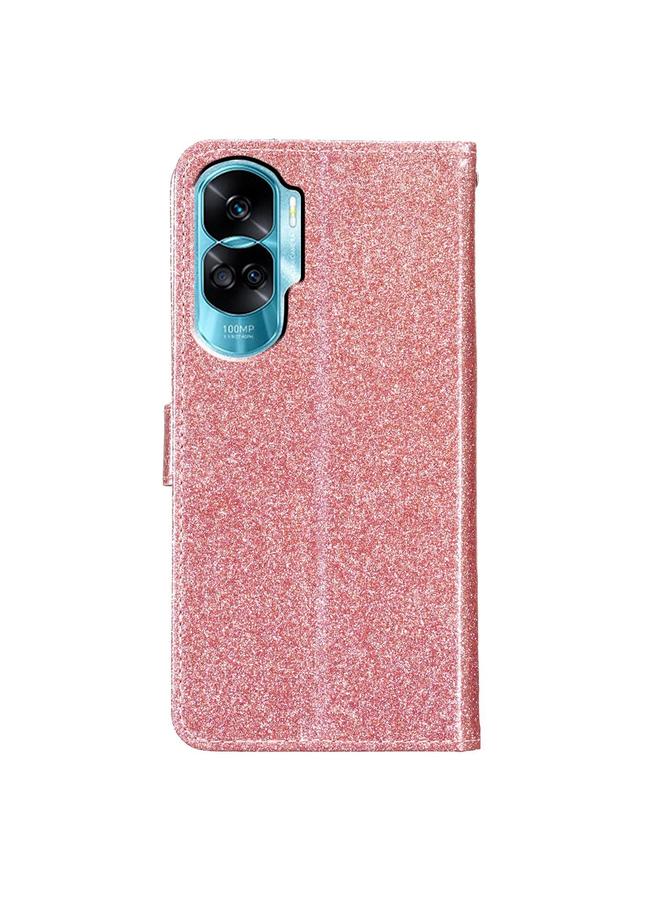 S-TOP Case For Honor 90 Lite Glitter Powder Flip Leather Phone Case - Image 3