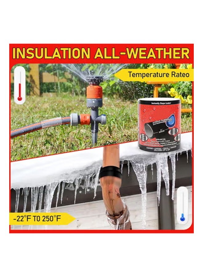 Extremely Strong Waterproof Adhesive Tape, Outdoor and Indoor Roof Repair Tape, UV Duct Tape Self Welding Tape （ 10cm X1.5 m ） - Image 4