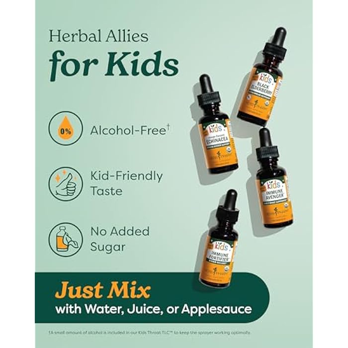 Herb Pharm Kids Certified-Organic Alcohol-Free Immune Avenger Herbal Formula, 1 Ounce - Image 3