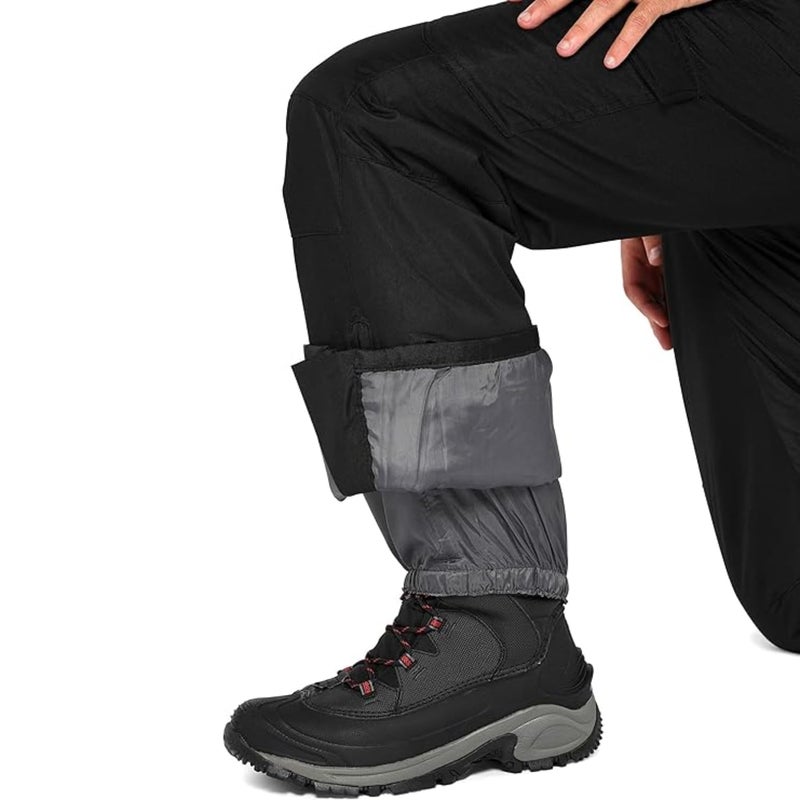 Arctix Men's Essential Insulated Bib Overalls, Black, X-Large/34" Inseam - Image 2
