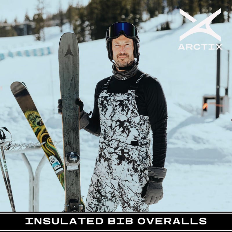 Arctix Men's Essential Insulated Bib Overalls, Black, X-Large/34" Inseam - Image 5