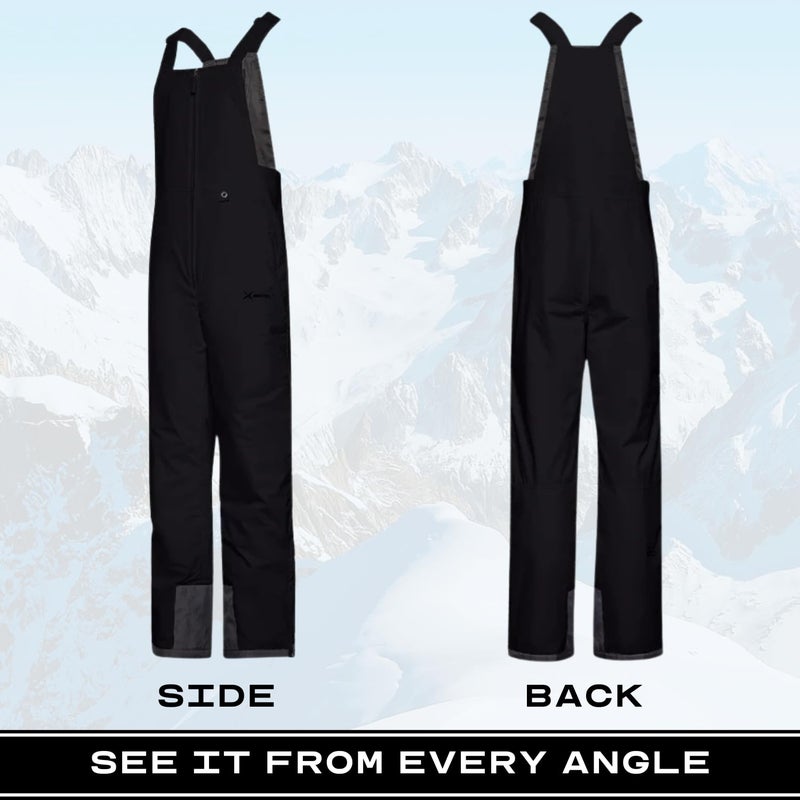 Arctix Men's Essential Insulated Bib Overalls, Black, X-Large/34" Inseam - Image 3