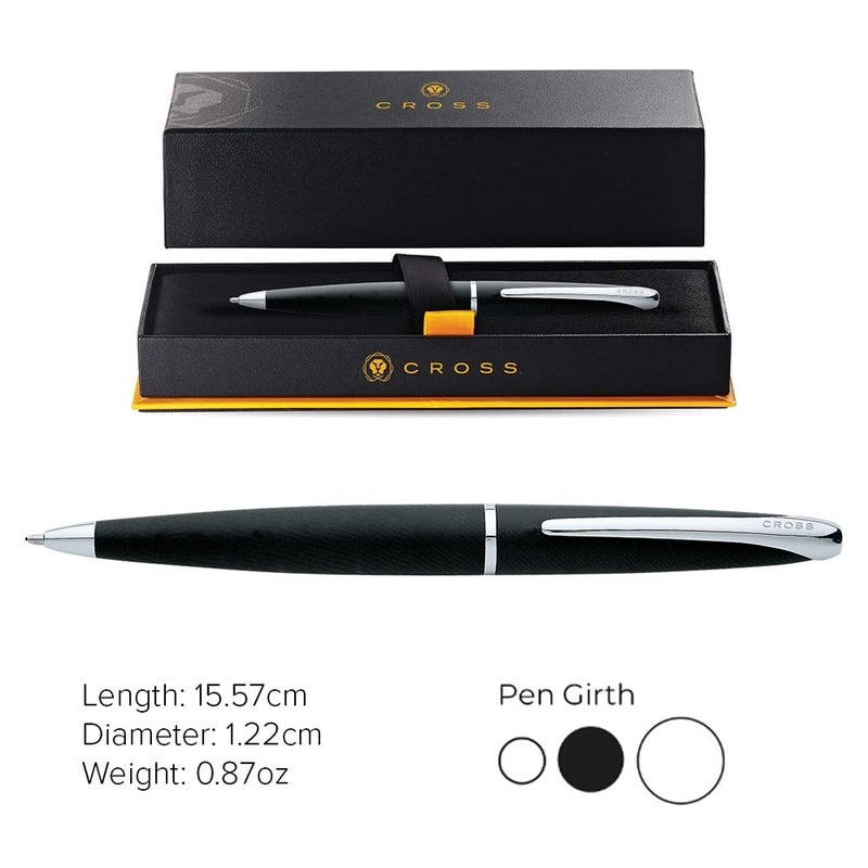 Cross ATX Refillable Ballpoint Pen, Medium Ballpen, Includes Premium Gift Box - Black - Image 3