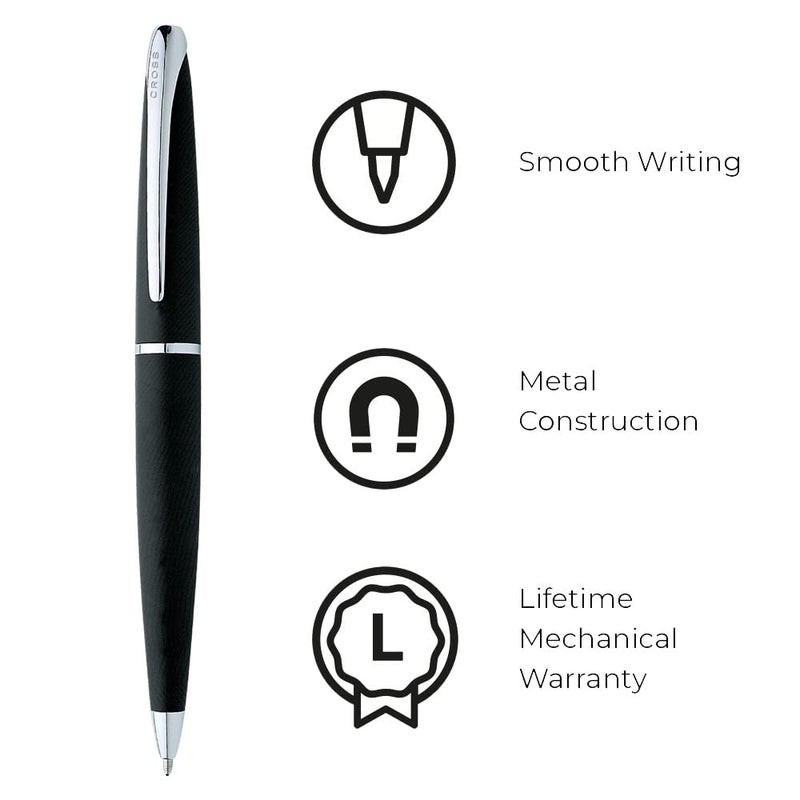 Cross ATX Refillable Ballpoint Pen, Medium Ballpen, Includes Premium Gift Box - Black - Image 5